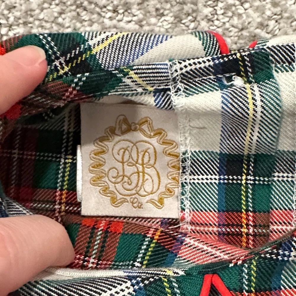 The Beaufort Bonnet Company Plaid Dress with Red Band - Picture 3 of 5